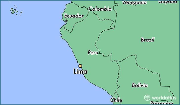 Lima peru munduko mapa